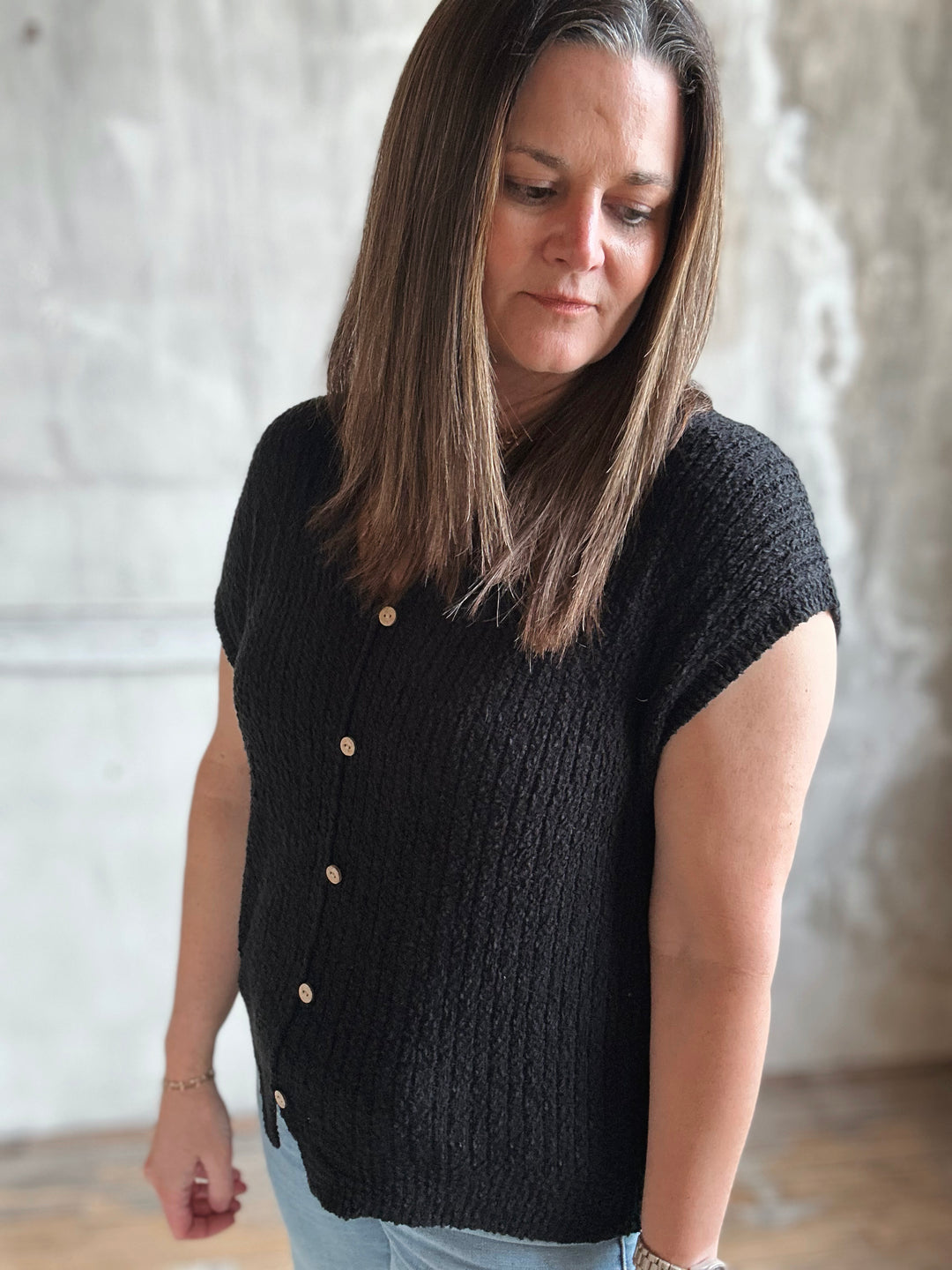 The Midnight Texture Cardigan