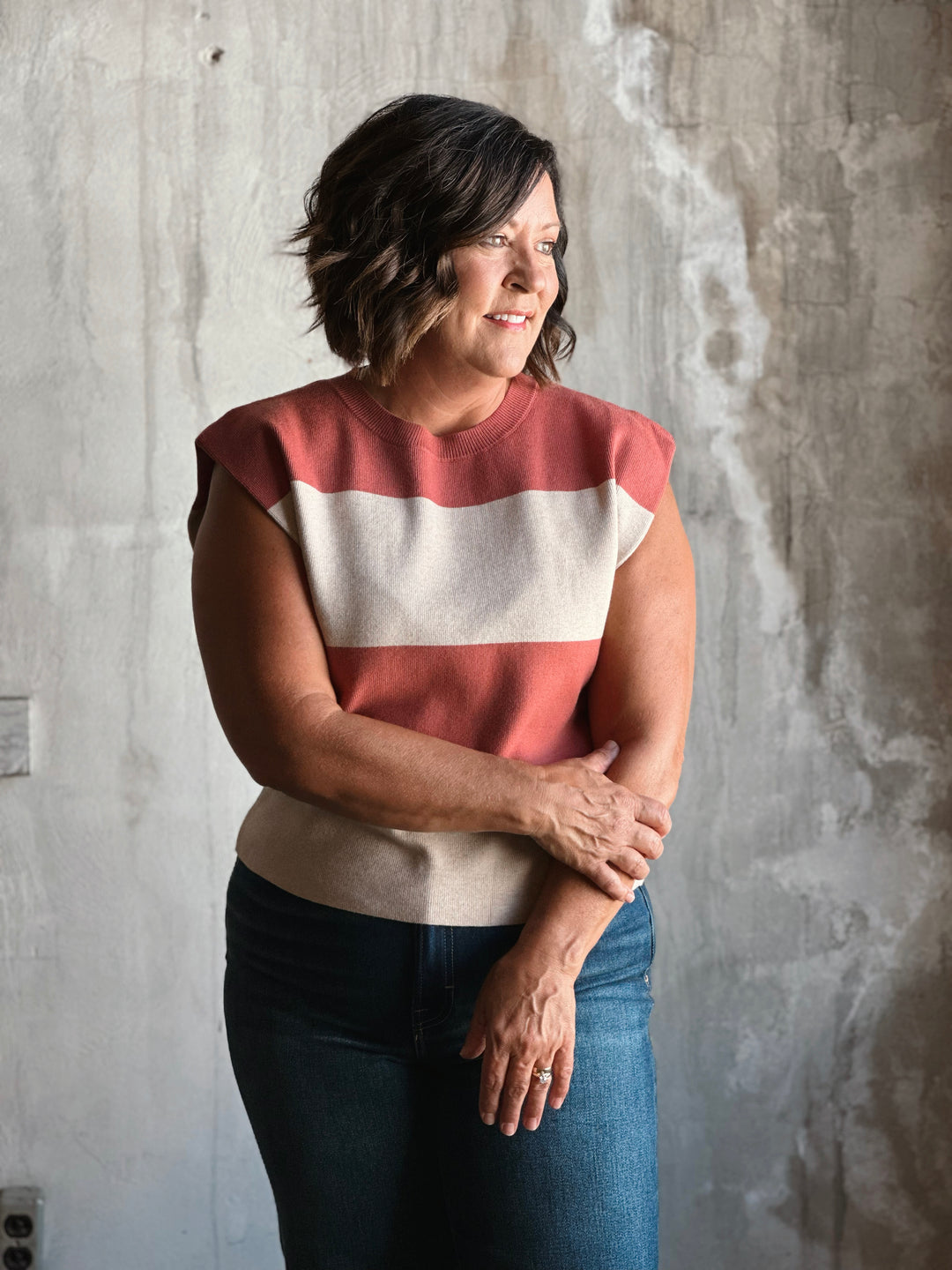 Longoria Striped Top
