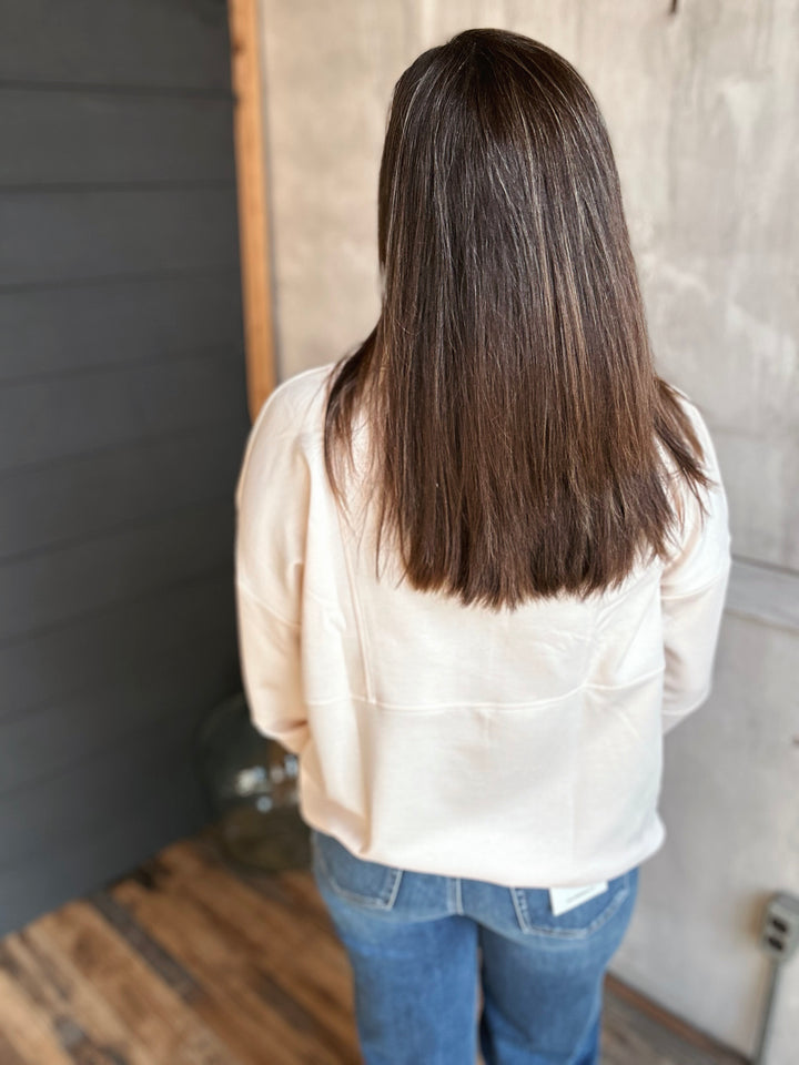 Drop Shoulder Pocket Top