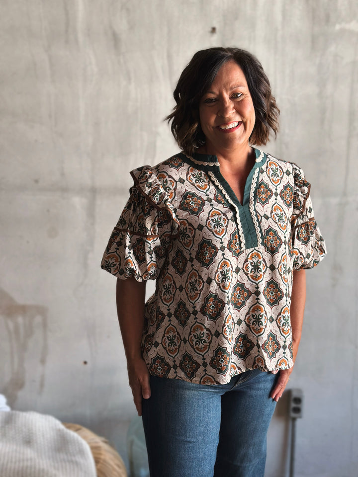 Folsum Printed Top