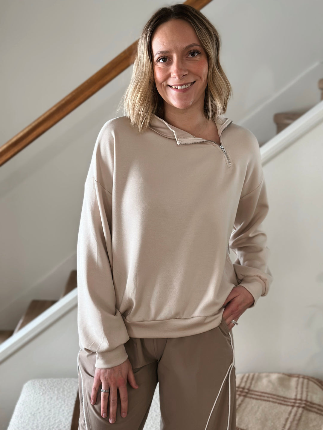 Definitely You Zip Pullover