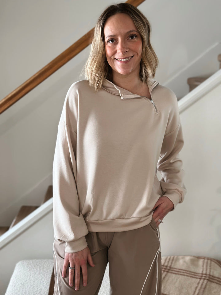 Definitely You Zip Pullover