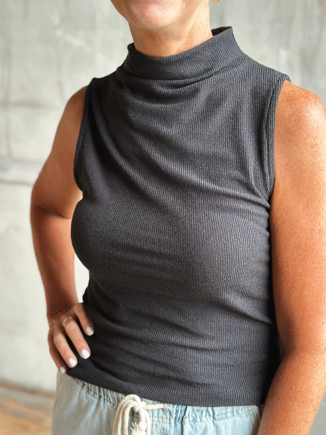 The Kaine Mockneck Top