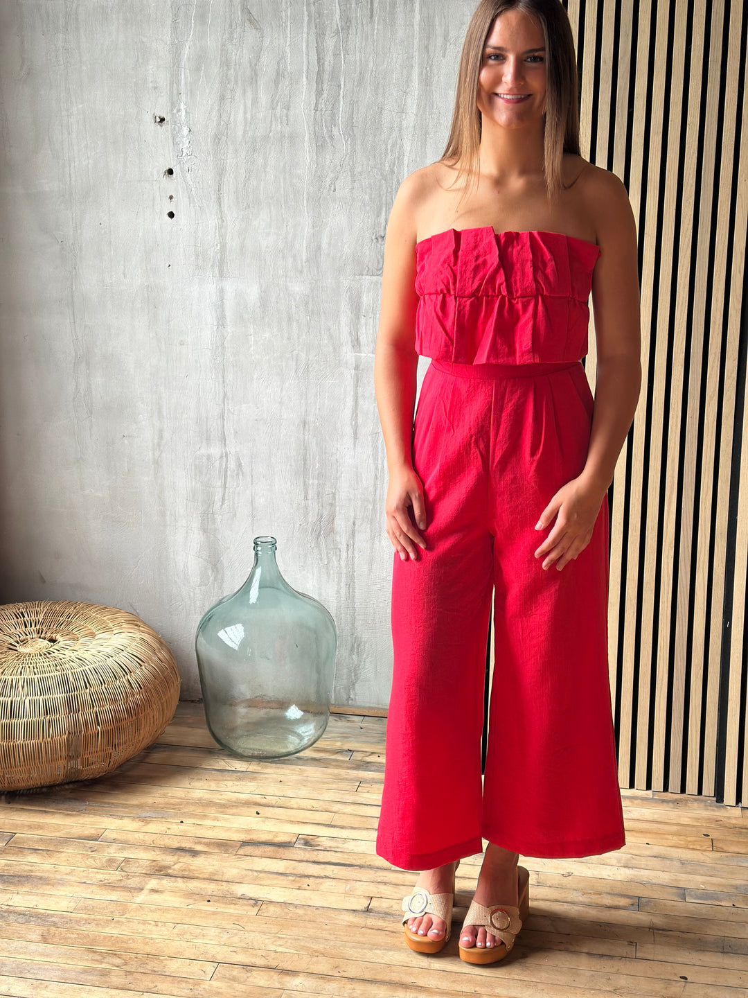 The Calista Ruffle Jumpsuit