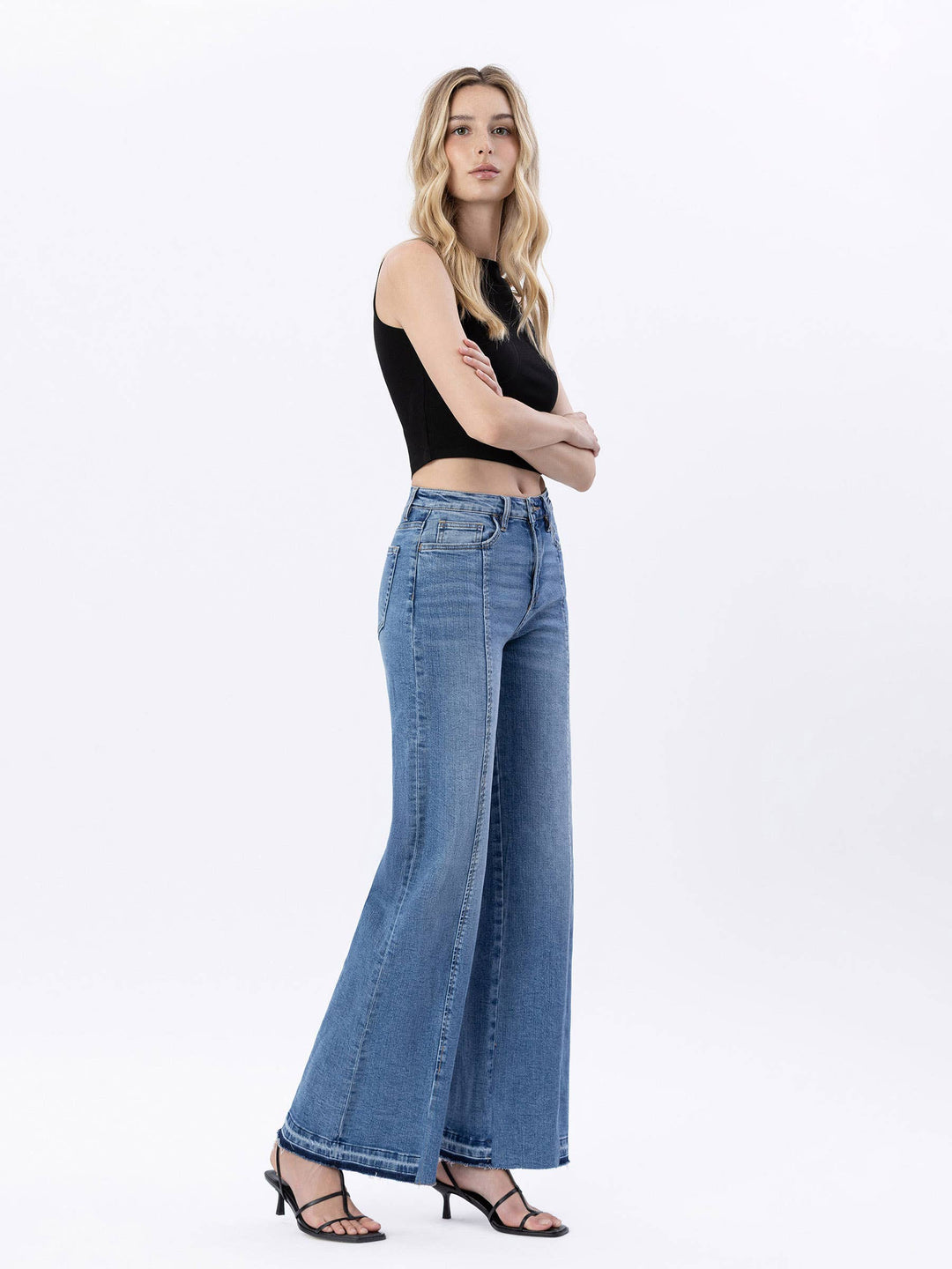Jamie HR Wide Leg Jeans