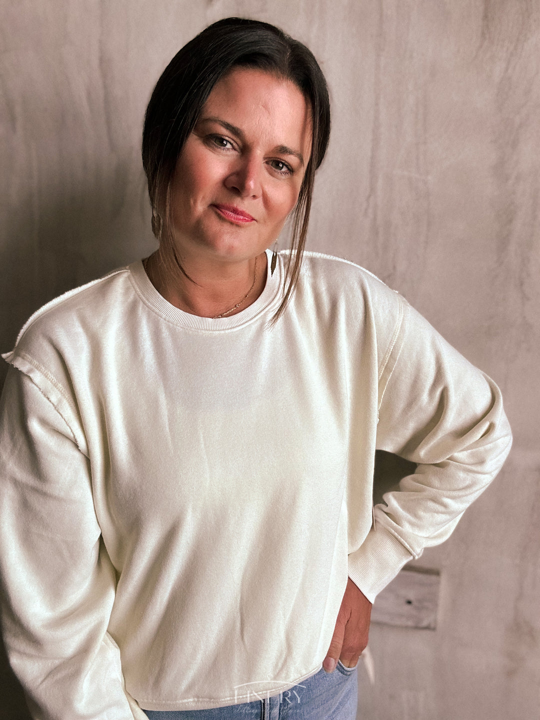 Graycin Cropped Sweatshirt