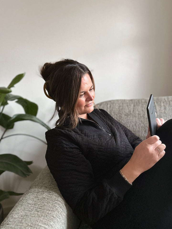 Gina Quilted Half Zip