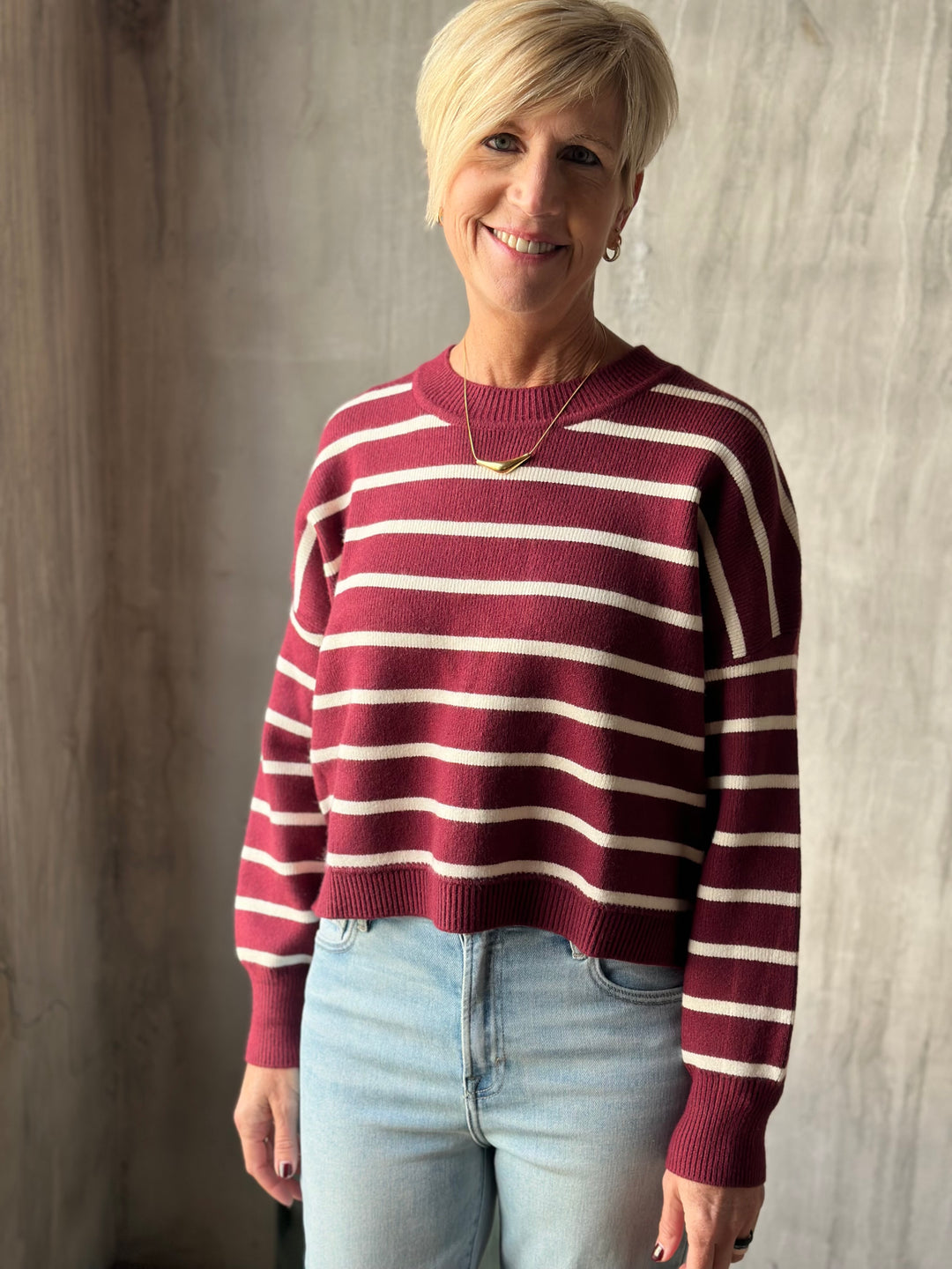 Spencer Stripe Sweater