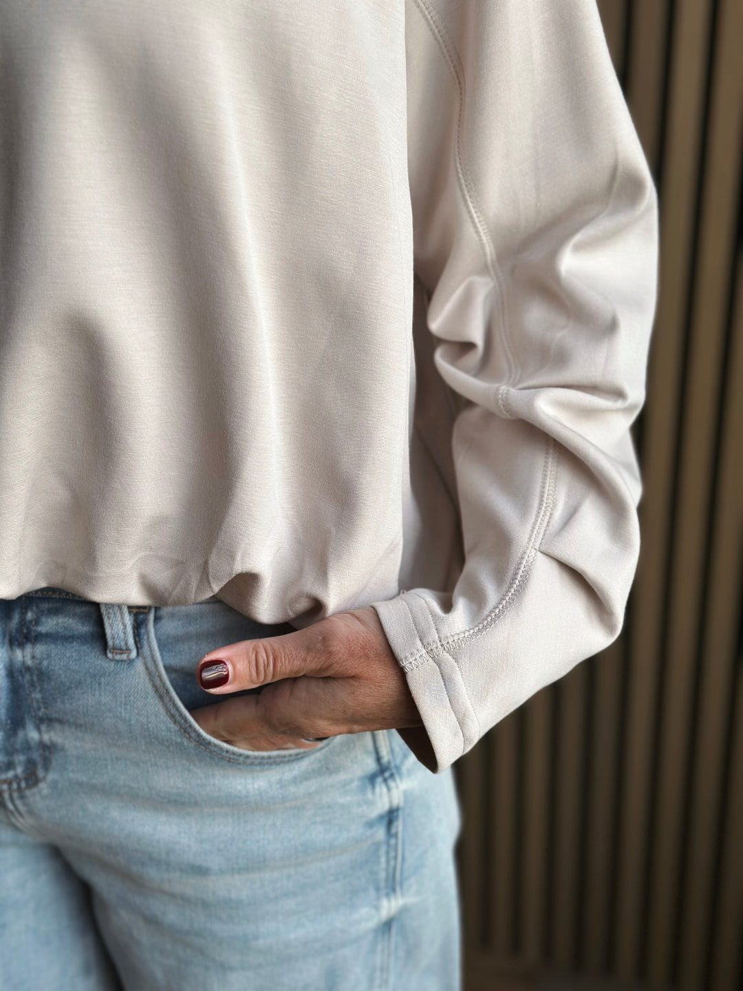 Manning Bubble Hem Top