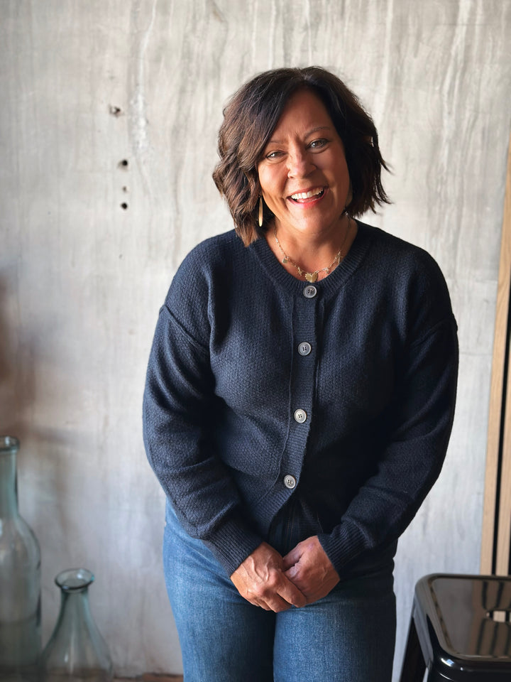 Amelia Button Front Cardigan