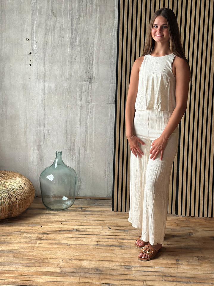 The Paloma Linen Jumpsuit