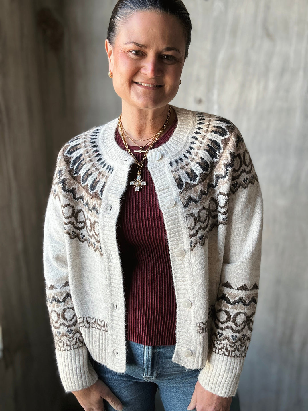 Cammie Nordic Cardigan