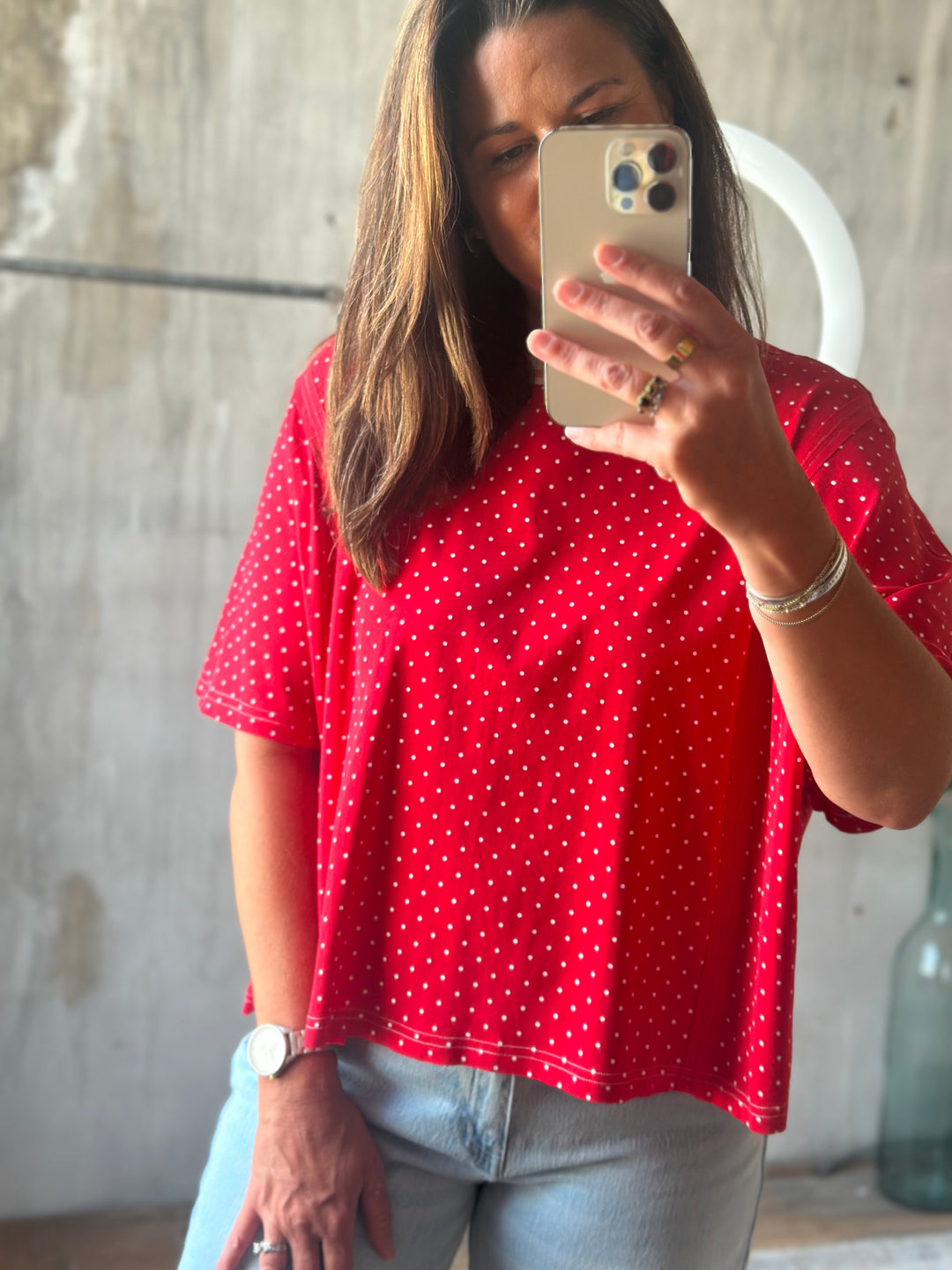 The Haven Polka Dot Top