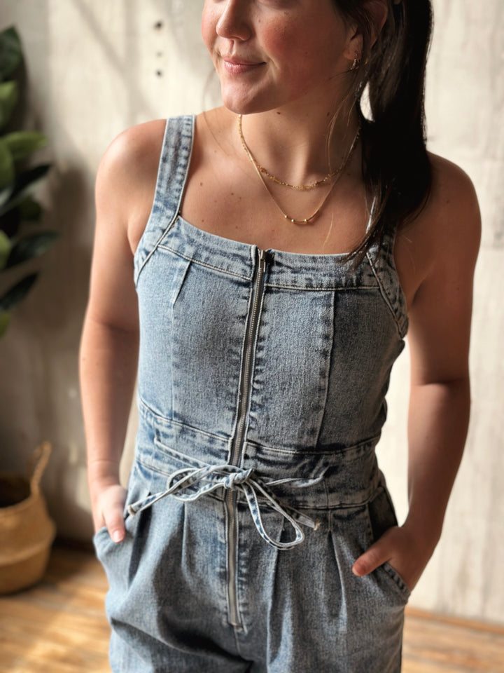 Cutout Utility Jumpsuit
