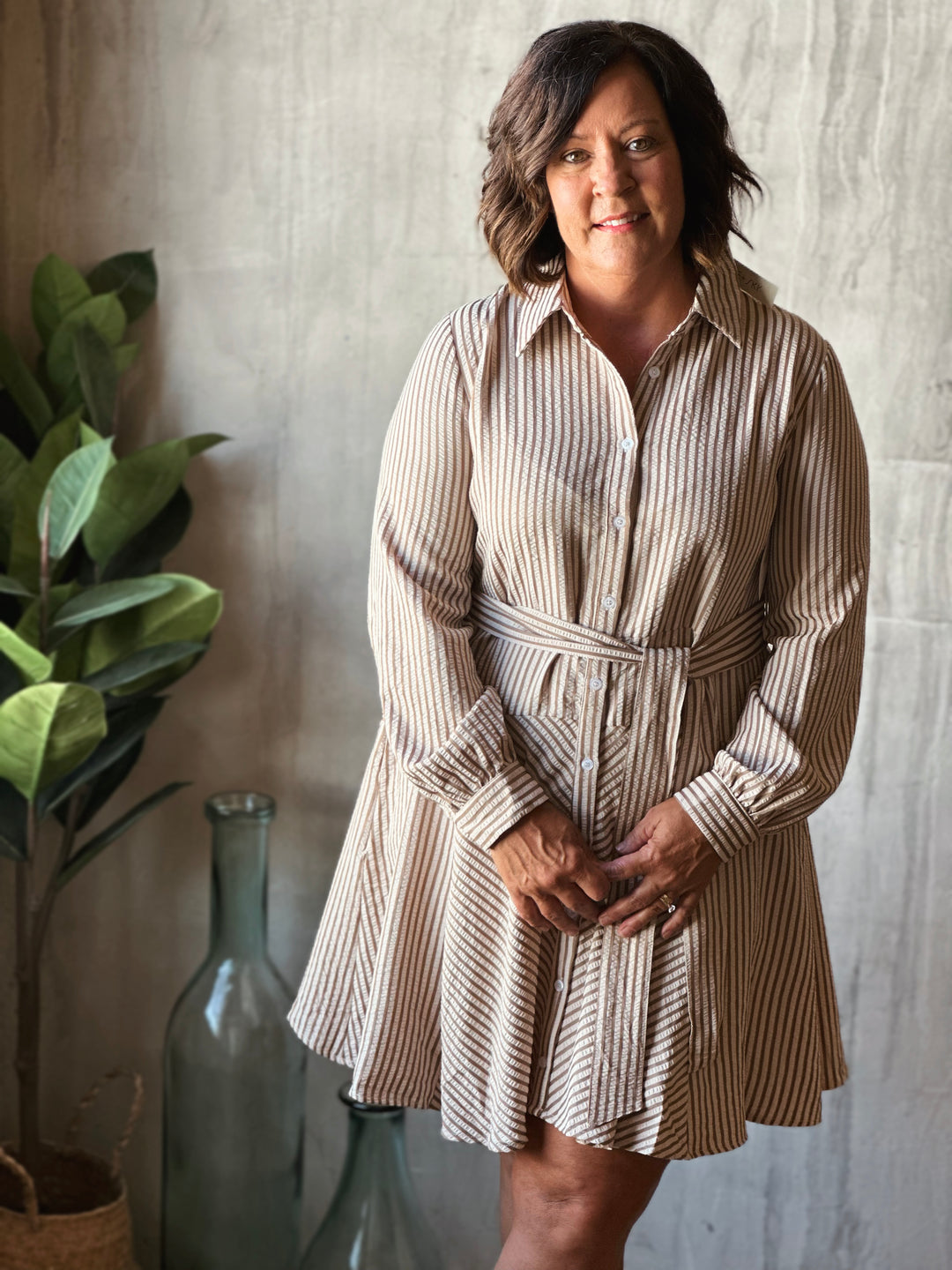 Kip Stripe Dress
