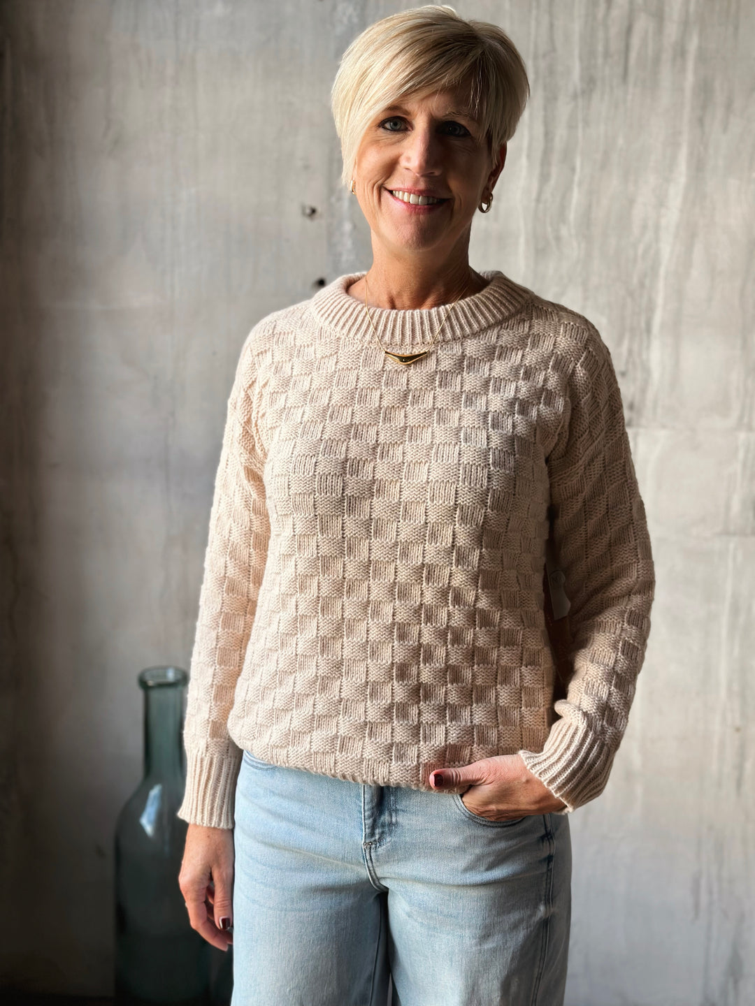 Bryson Checkered Sweater