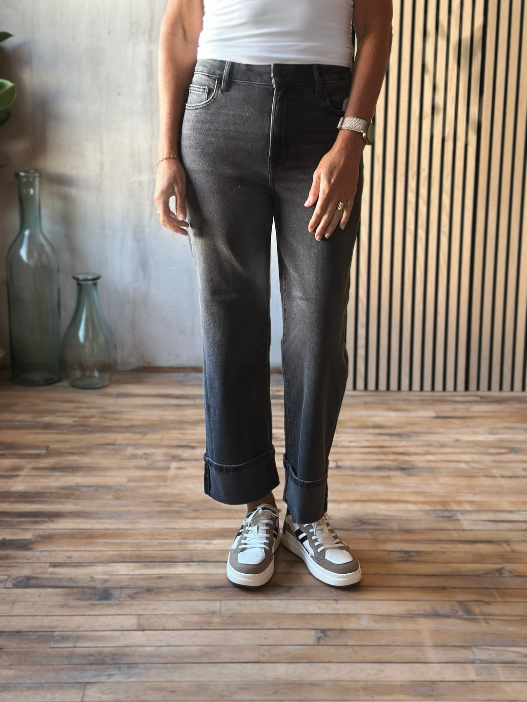 Colette Cuffed Straight Jean