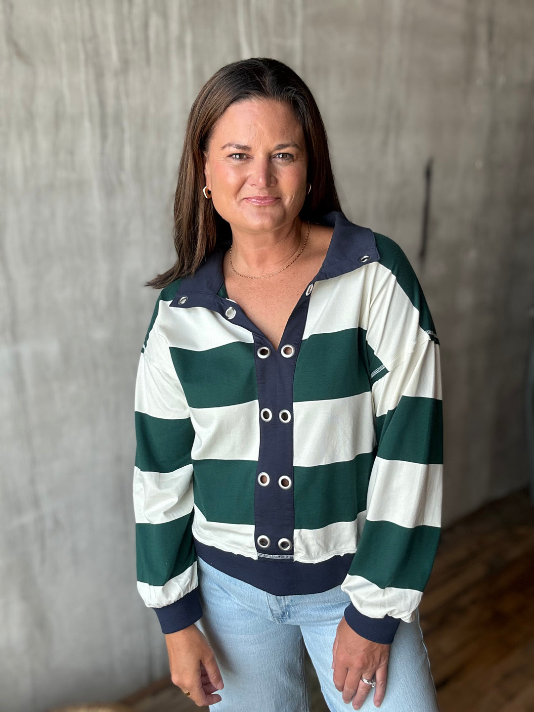 The Greta Stripe Top