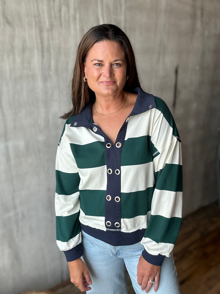 The Greta Stripe Top