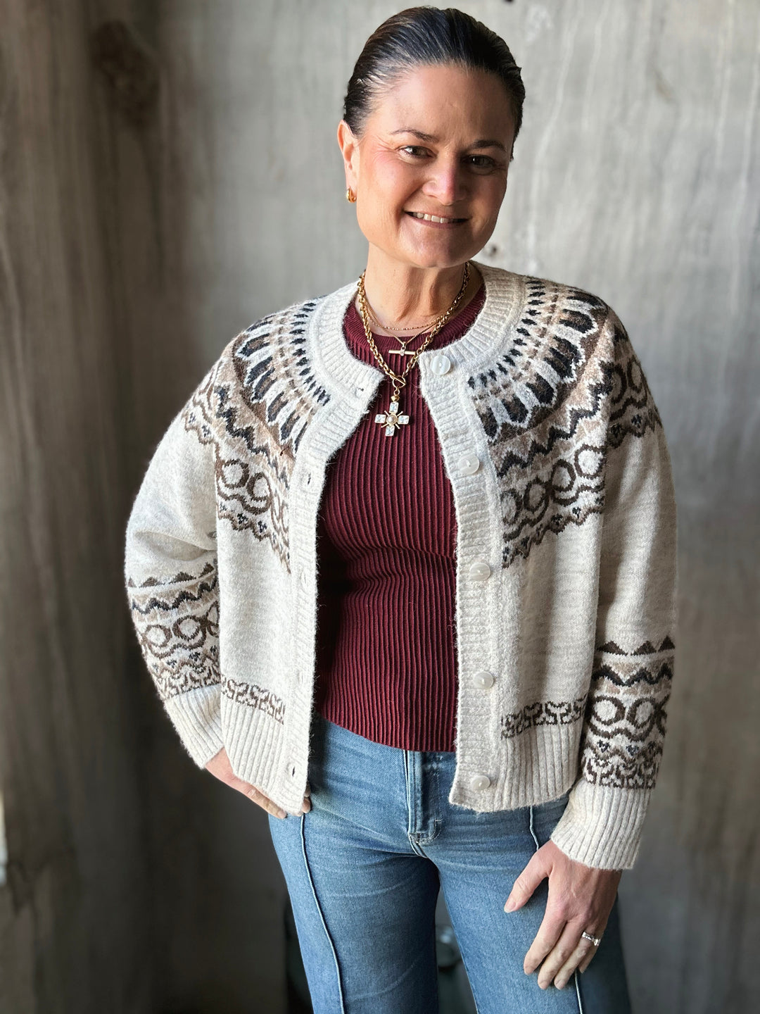 Cammie Nordic Cardigan