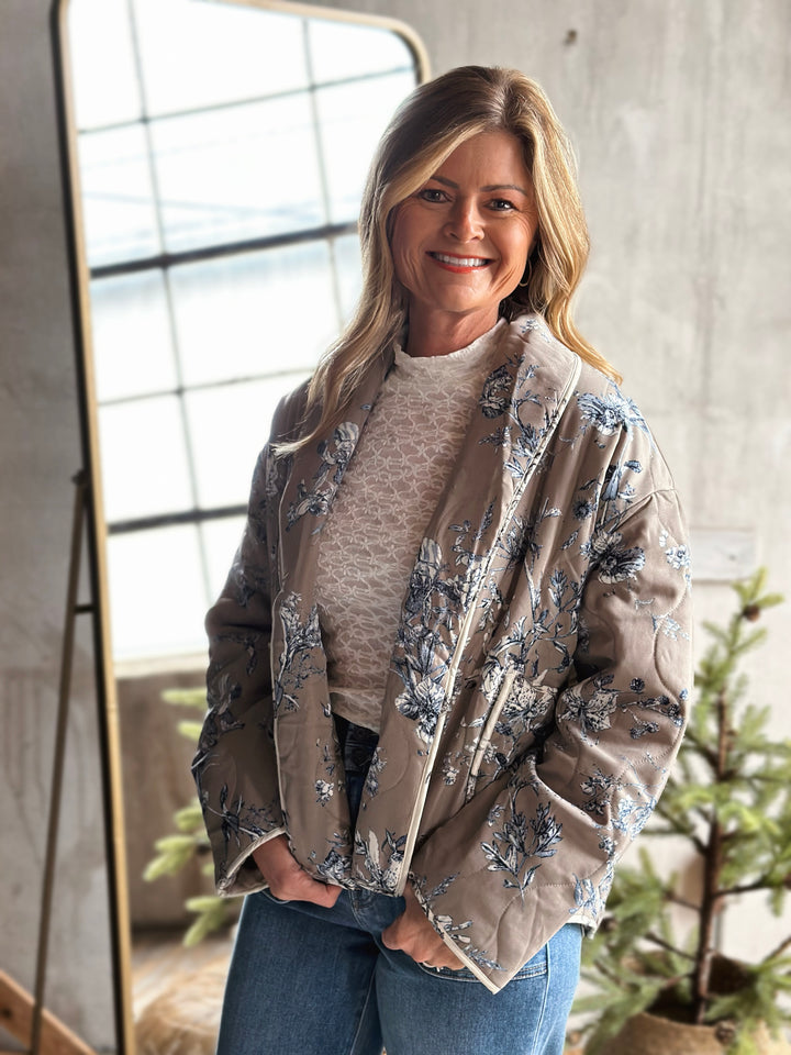 Halle Floral Jacket