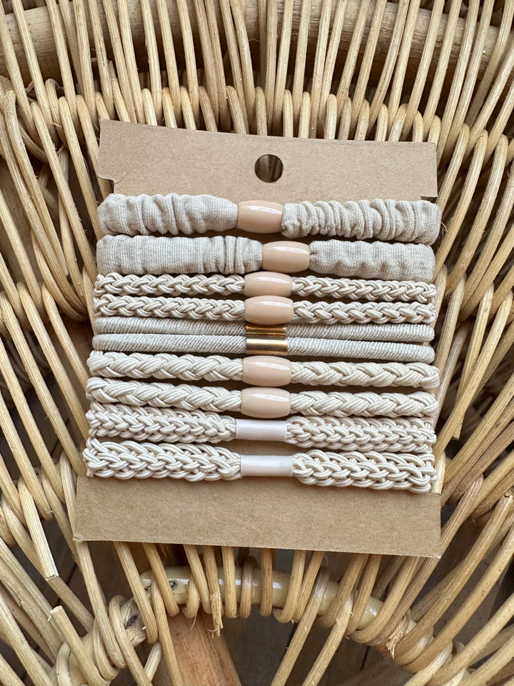 Woven Elastic Hair Ties