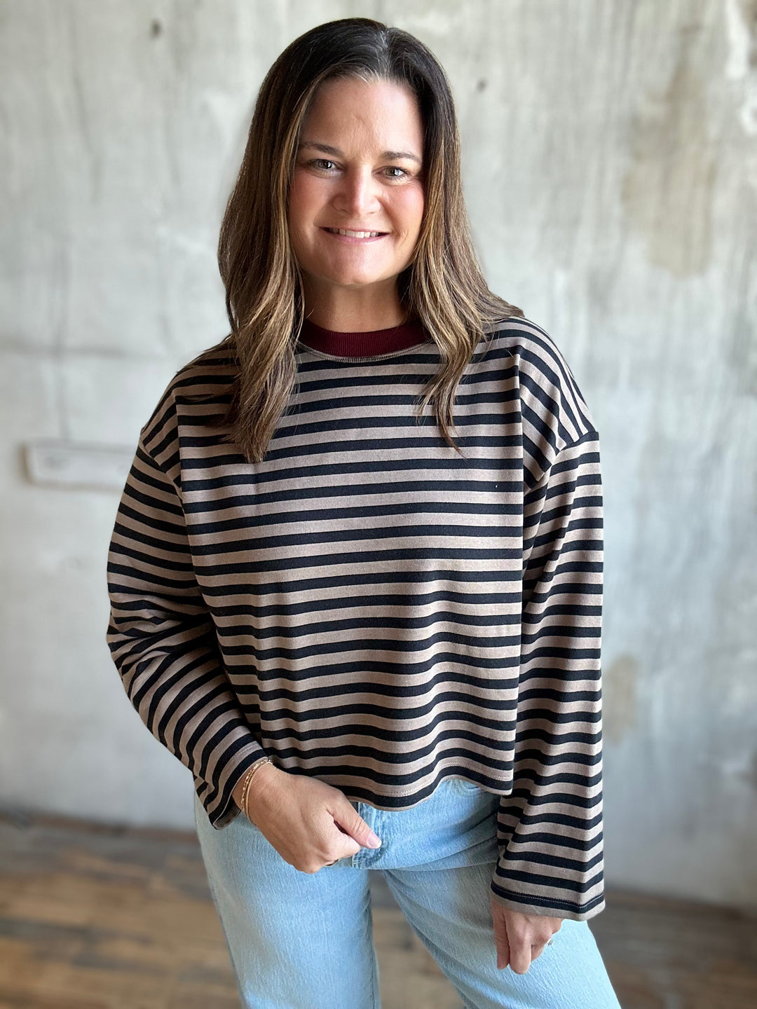 The Aspen Stripe Top