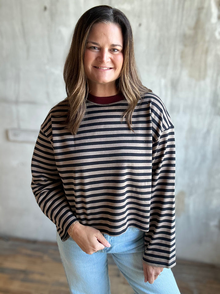 The Aspen Stripe Top