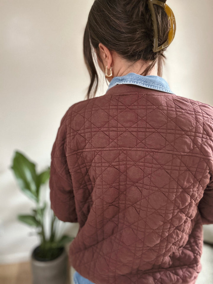 Mitchell Quilted Sweatshirt