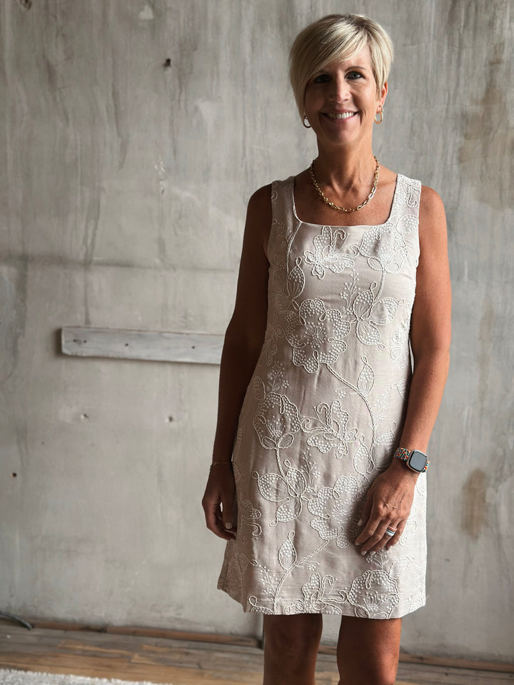 The Jessica Embroidered Dress