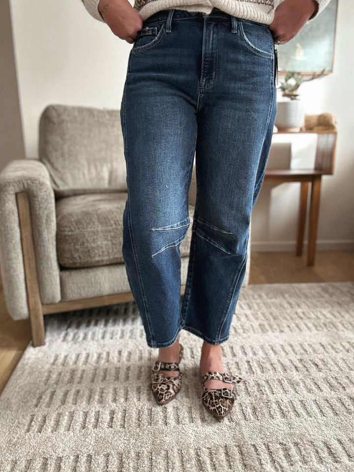 Nick Barrel Leg Jeans