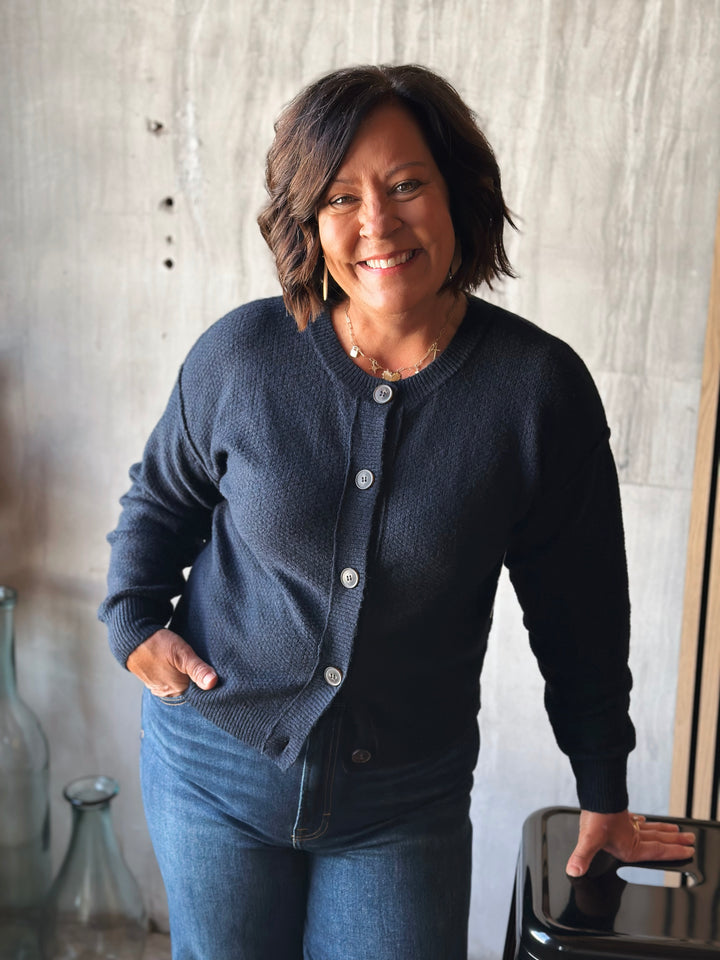 Amelia Button Front Cardigan