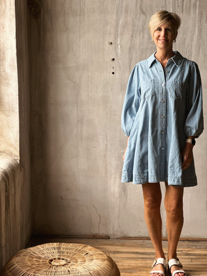 Carper Denim Dress