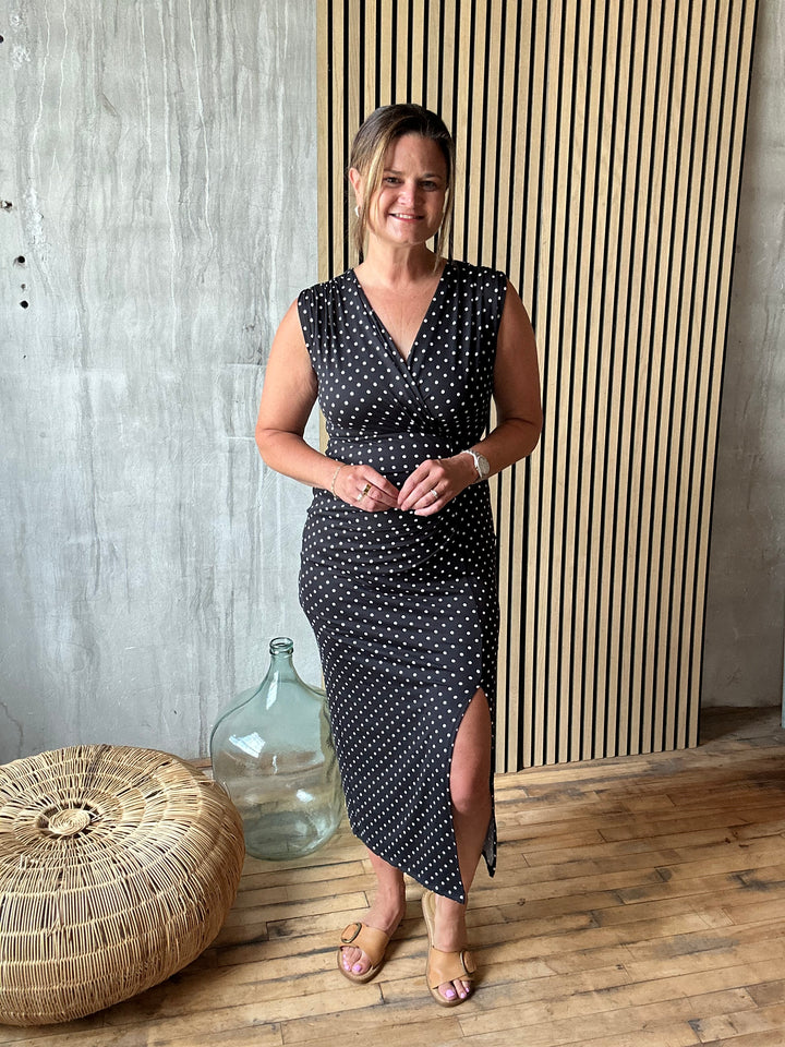 The Maria Polka Dot Dress