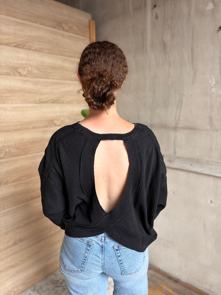 The Audra Waffle Top
