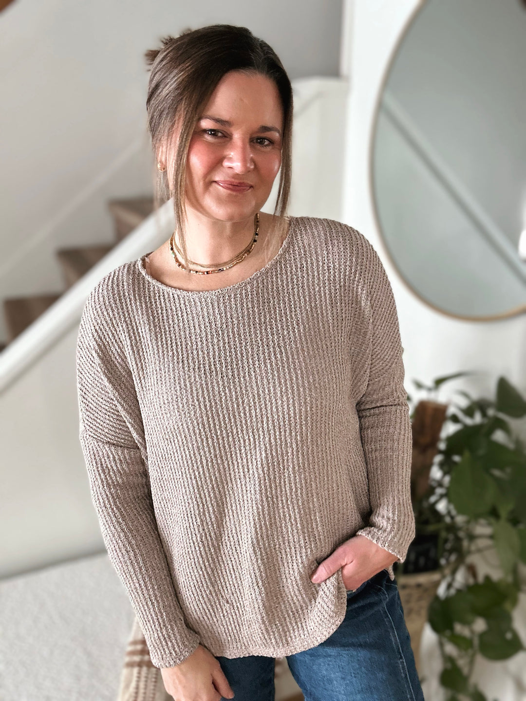 Keeping it Classy Side Slit Sweater