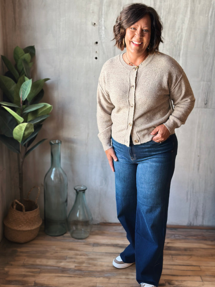 Amelia Button Front Cardigan