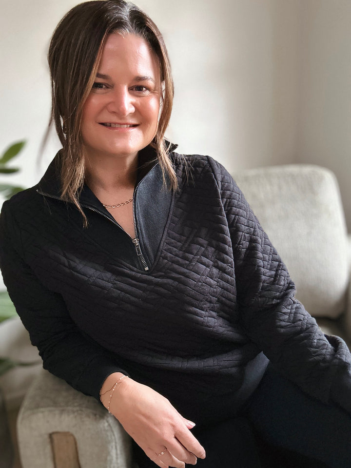 Gina Quilted Half Zip