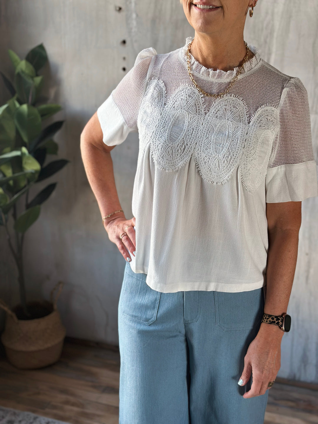The Delicate Linen Blouse