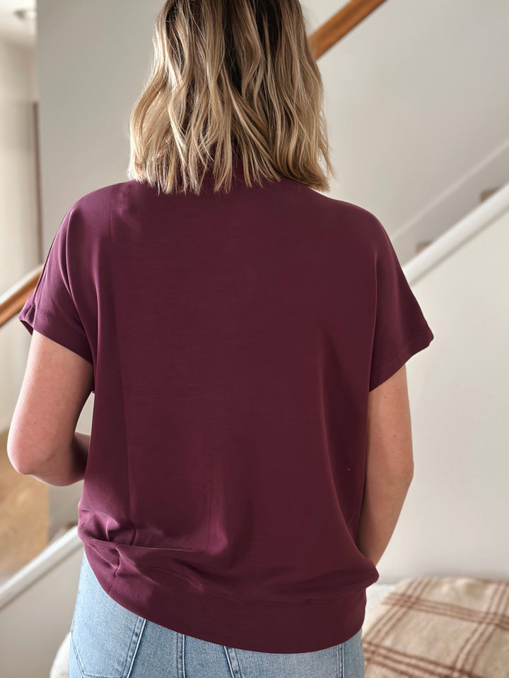 The Ease Cowl Neck Top