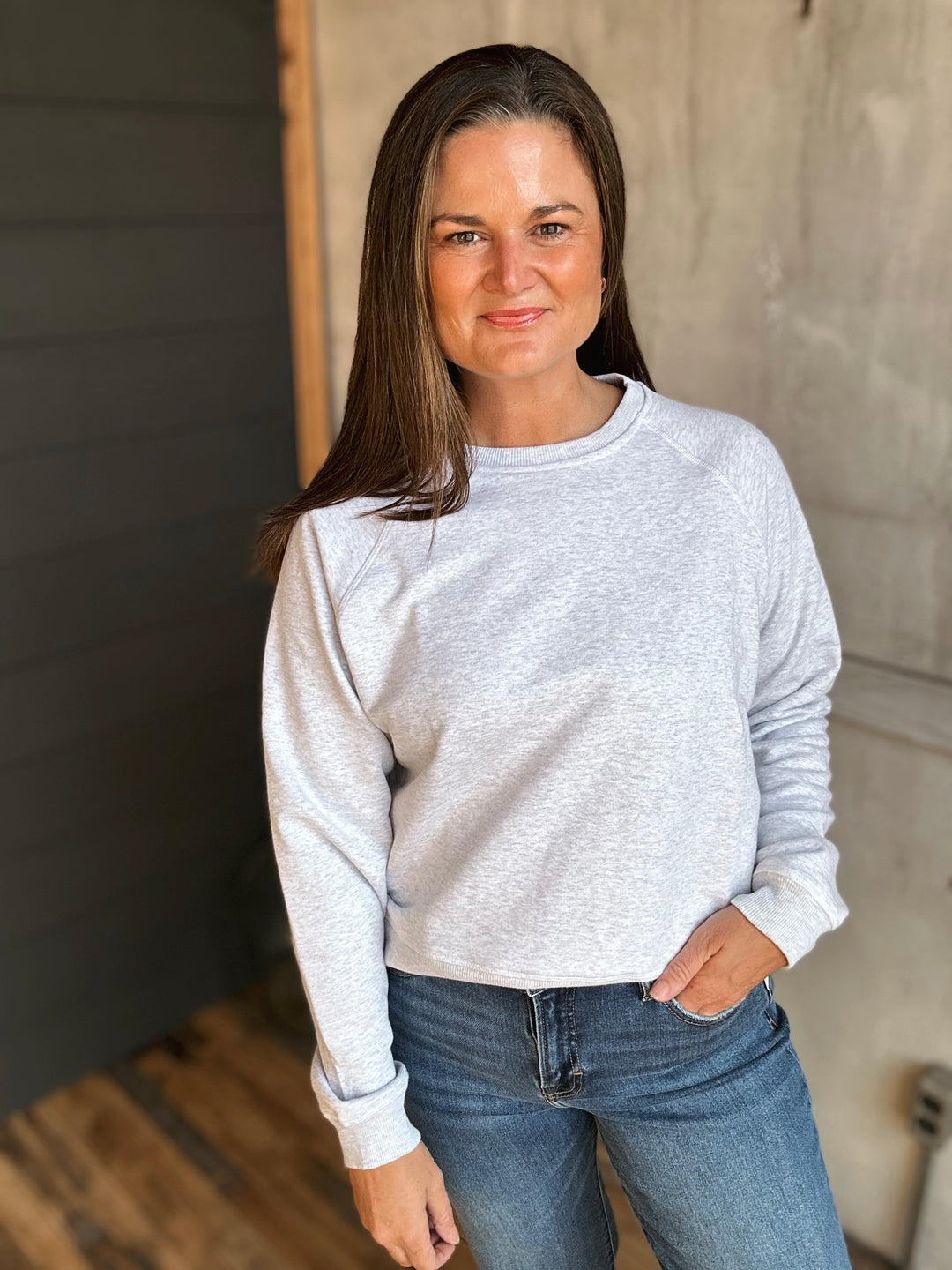 Sylvie Cropped Sweatshirt