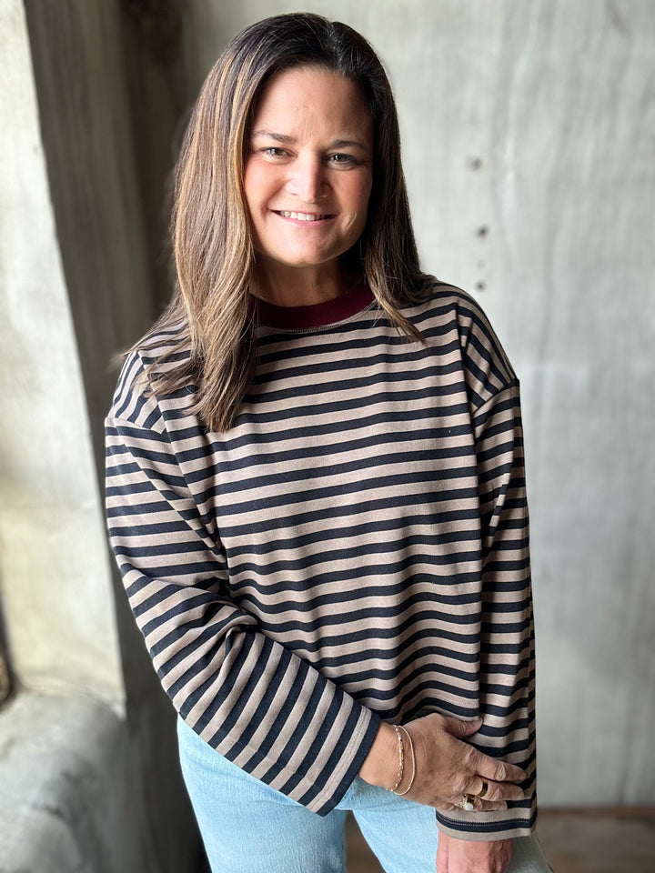 The Aspen Stripe Top