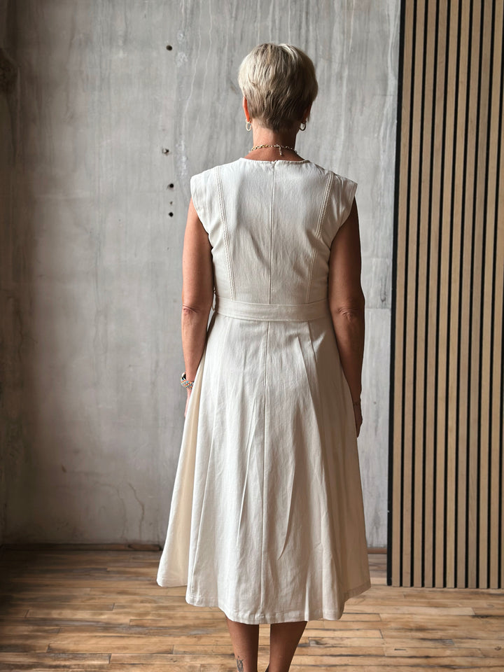 The Mirette Tie Waist Midi Dress