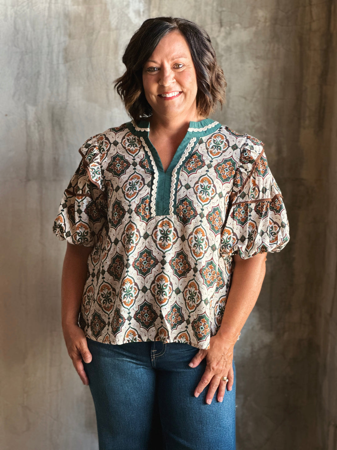 Folsum Printed Top