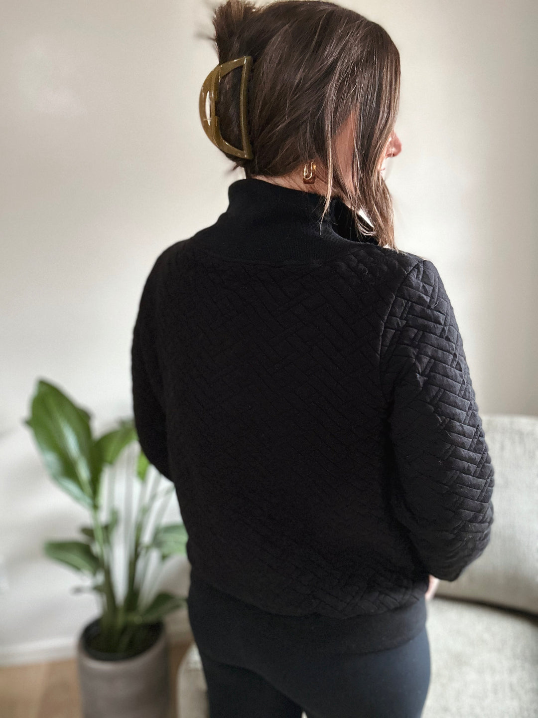 Gina Quilted Half Zip