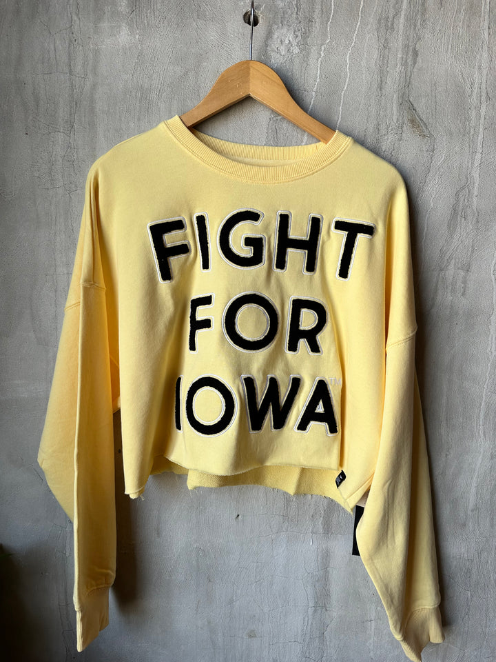 Iowa Perkins Chenille Cropped Longsleeve