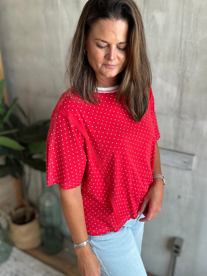 The Haven Polka Dot Top