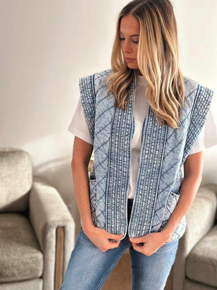 Evette Denim Vest