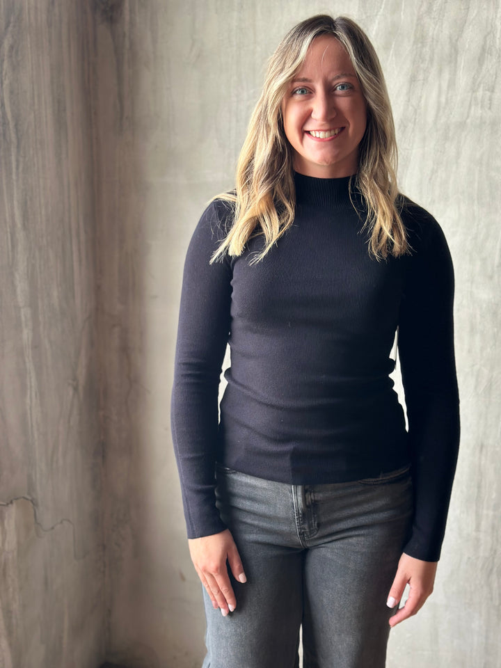 The Marty Mock Neck Top