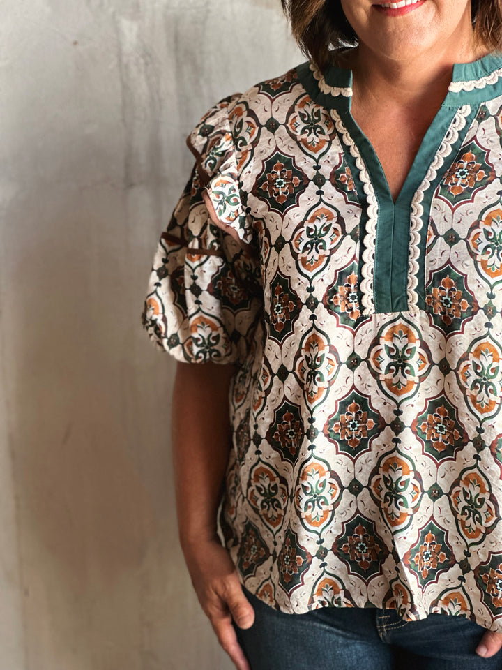 Folsum Printed Top